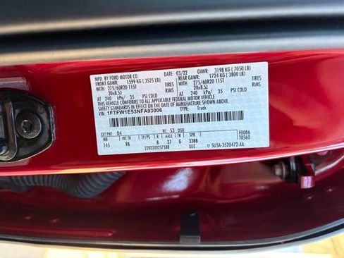 Used 2022 Ford F150 Platinum w/ Equipment Group 701A High image 28