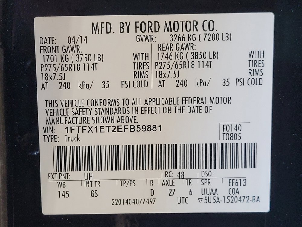 Used 2014 Ford F150 XLT w/ Equipment Group 302A Luxury AWD/4WD image 33