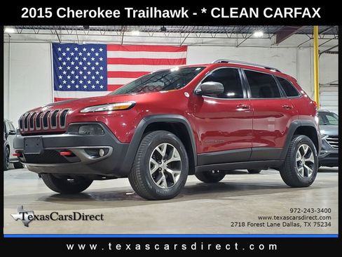 Used 2015 Jeep Cherokee Trailhawk w/ Comfort/Convenience Group AWD/4WD image 1