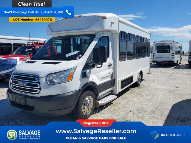 Used 2019 Ford Transit 350 156 DRW w/ Shuttle Bus Prep Package RWD image 1