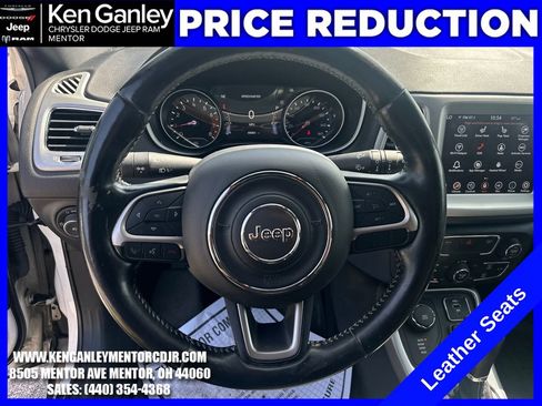 Certified 2021 Jeep Compass Latitude w/ Sun and Sound Group AWD/4WD image 16