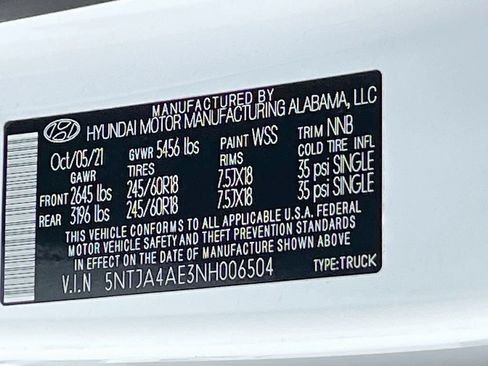 Used 2022 Hyundai Santa Cruz SE FWD image 29