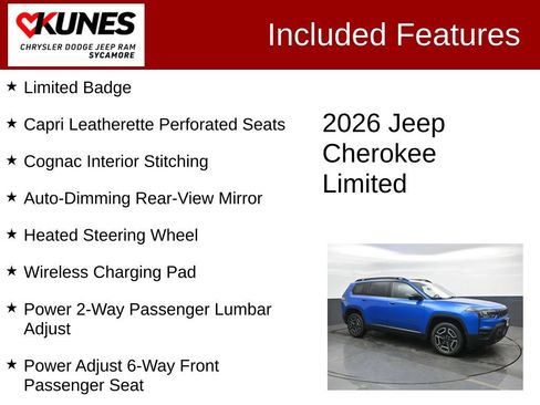 New 2026 Jeep Cherokee Limited AWD/4WD image 4