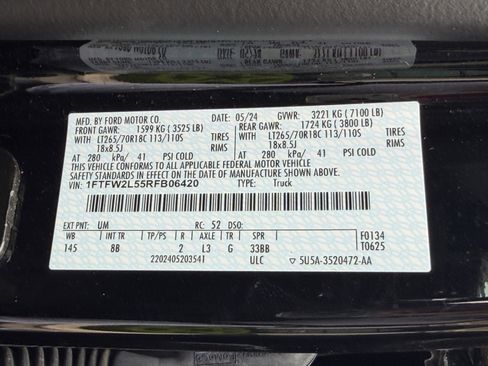 Certified 2024 Ford F150 STX w/ Equipment Group 201A FX4 AWD/4WD image 33