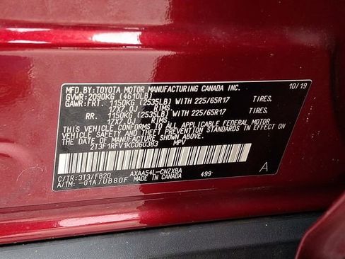 Used 2019 Toyota RAV4 LE w/ All Weather Liner Package AWD/4WD image 26