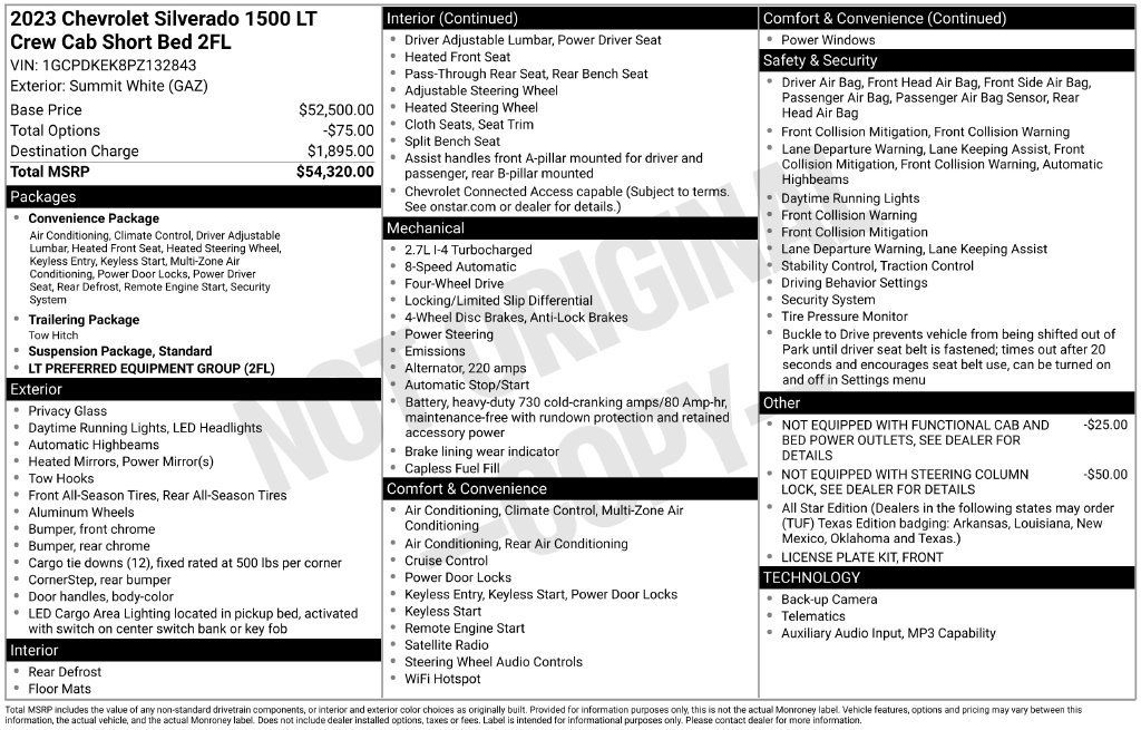 Used 2023 Chevrolet Silverado 1500 LT AWD/4WD image 18