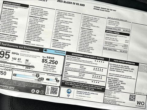 New 2025 Chevrolet Blazer EV RS image 13