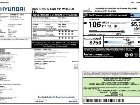 Used 2025 Hyundai Ioniq 5 SEL image 28