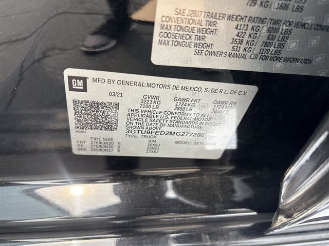 Certified 2021 GMC Sierra 1500 Denali AWD/4WD image 35