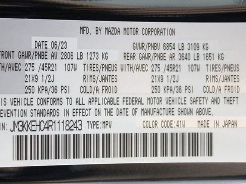 Used 2024 MAZDA CX-90 3.3 Turbo S w/ Premium Plus AWD/4WD image 47