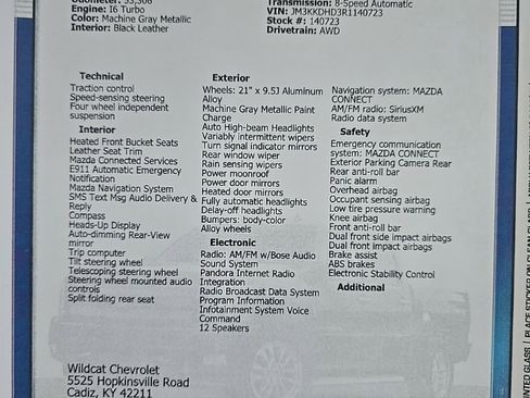 Used 2024 MAZDA CX-90 3.3 Turbo w/ Premium Package image 32