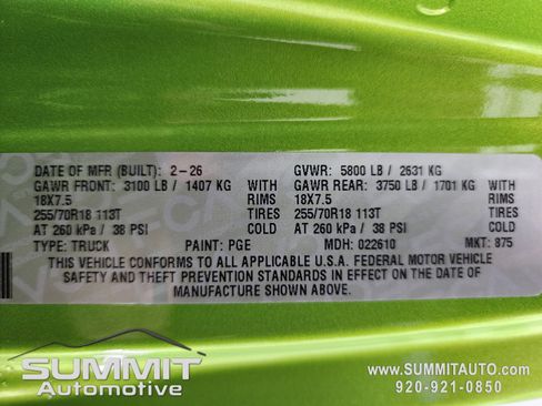 New 2026 Jeep Gladiator Sport image 53