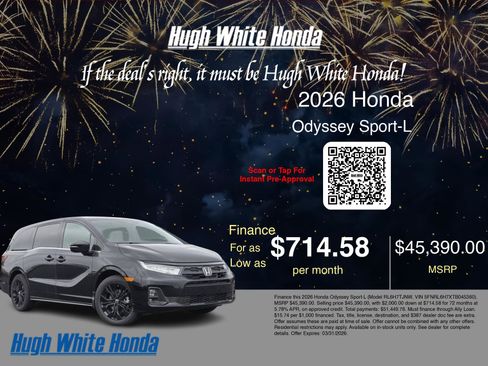 New 2026 Honda Odyssey Sport-L image 7