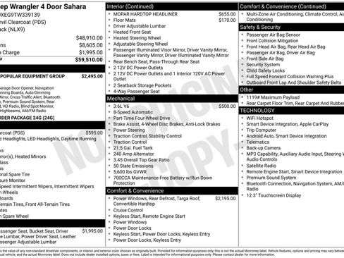 New 2026 Jeep Wrangler Unlimited Sahara AWD/4WD image 33