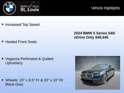 Used 2024 BMW 540i xDrive image 30