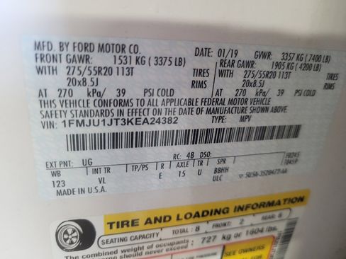 Used 2019 Ford Expedition XLT w/ Equipment Group 202A AWD/4WD image 33