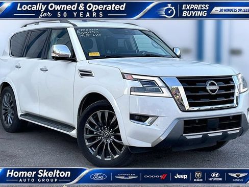 Used 2024 Nissan Armada Platinum w/ Captain's Chairs Package AWD/4WD image 1