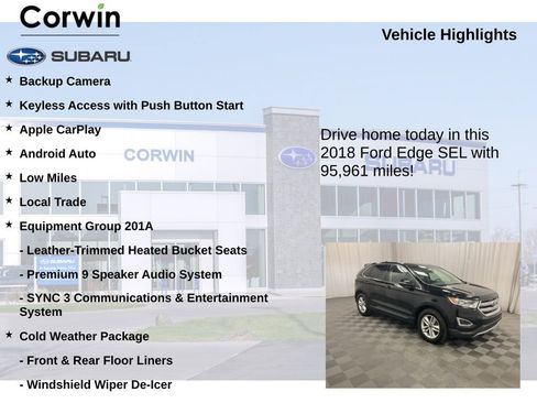 Used 2018 Ford Edge SEL w/ Equipment Group 201A image 6