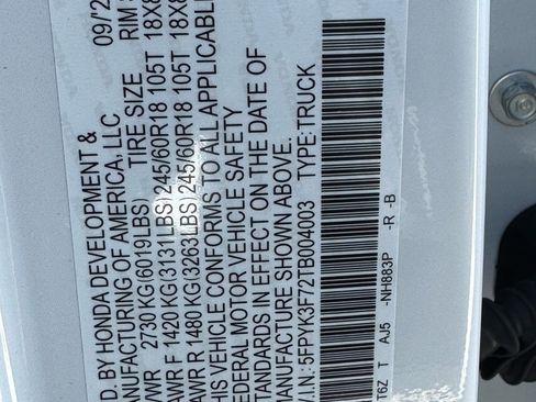 New 2026 Honda Ridgeline TrailSport+ image 23