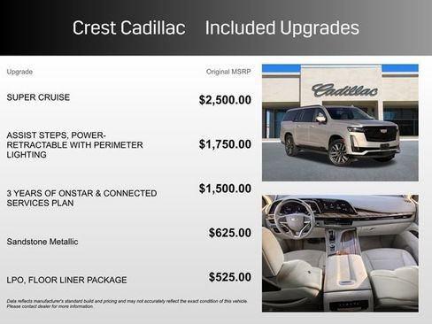 Certified 2023 Cadillac Escalade ESV Sport Platinum w/ LPO, Floor Liner Package image 6