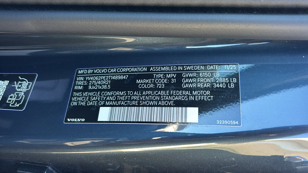Certified 2026 Volvo XC90 B6 Plus AWD/4WD image 33