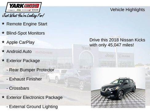 Used 2018 Nissan Kicks SR w/ Exterior Package image 8