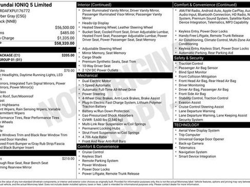 Used 2023 Hyundai Ioniq 5 Limited w/ Cargo Package AWD/4WD image 35