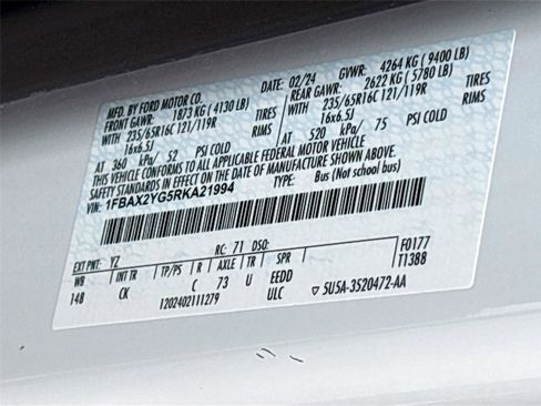 Used 2024 Ford Transit 350 XLT image 31