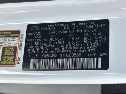 New 2026 Hyundai Palisade Calligraphy FWD image 34