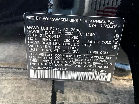 New 2026 Volkswagen Atlas SE image 18