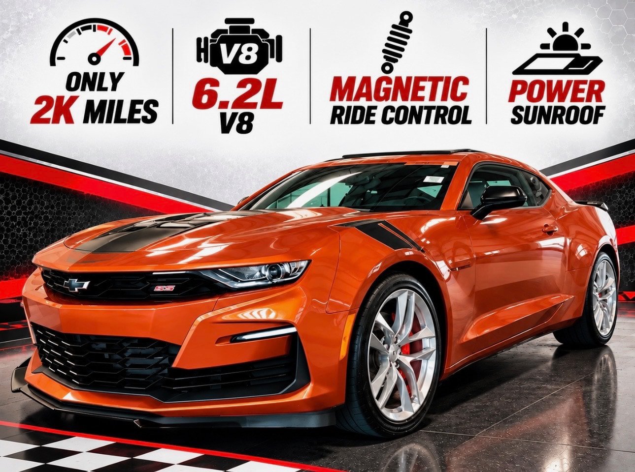 Used 2024 Chevrolet Camaro SS w/ Design Package 2 RWD image 1