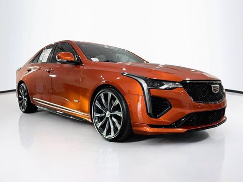 Used 2022 Cadillac CT4 V w/ Navigation Package RWD image 7