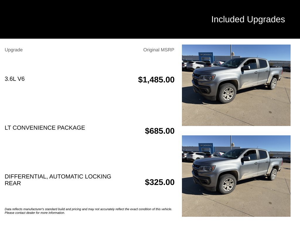 Used 2022 Chevrolet Colorado LT w/ LT Convenience Package RWD image 5