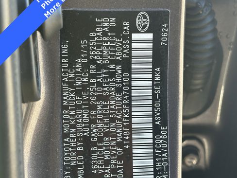 Used 2015 Toyota Camry LE image 15