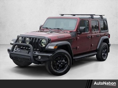 Used 2021 Jeep Wrangler Unlimited Sport image 1