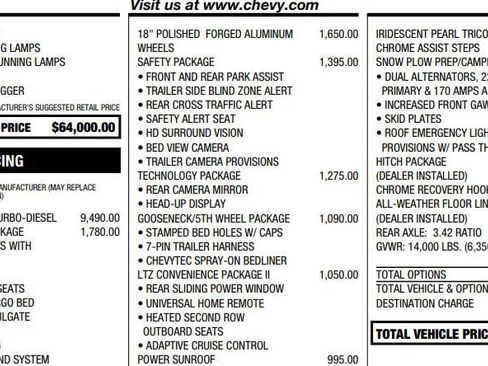 Certified 2024 Chevrolet Silverado 3500 LTZ w/ LTZ Convenience Package AWD/4WD image 2