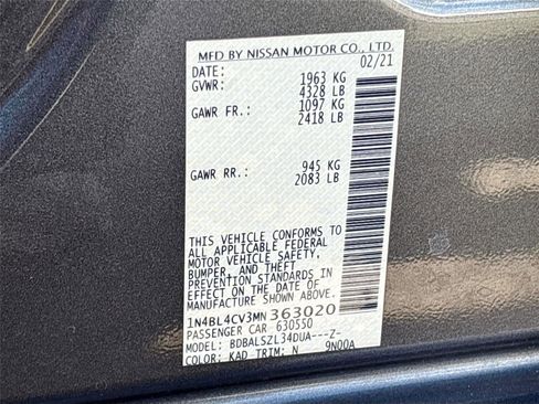 Used 2021 Nissan Altima 2.5 SR image 32