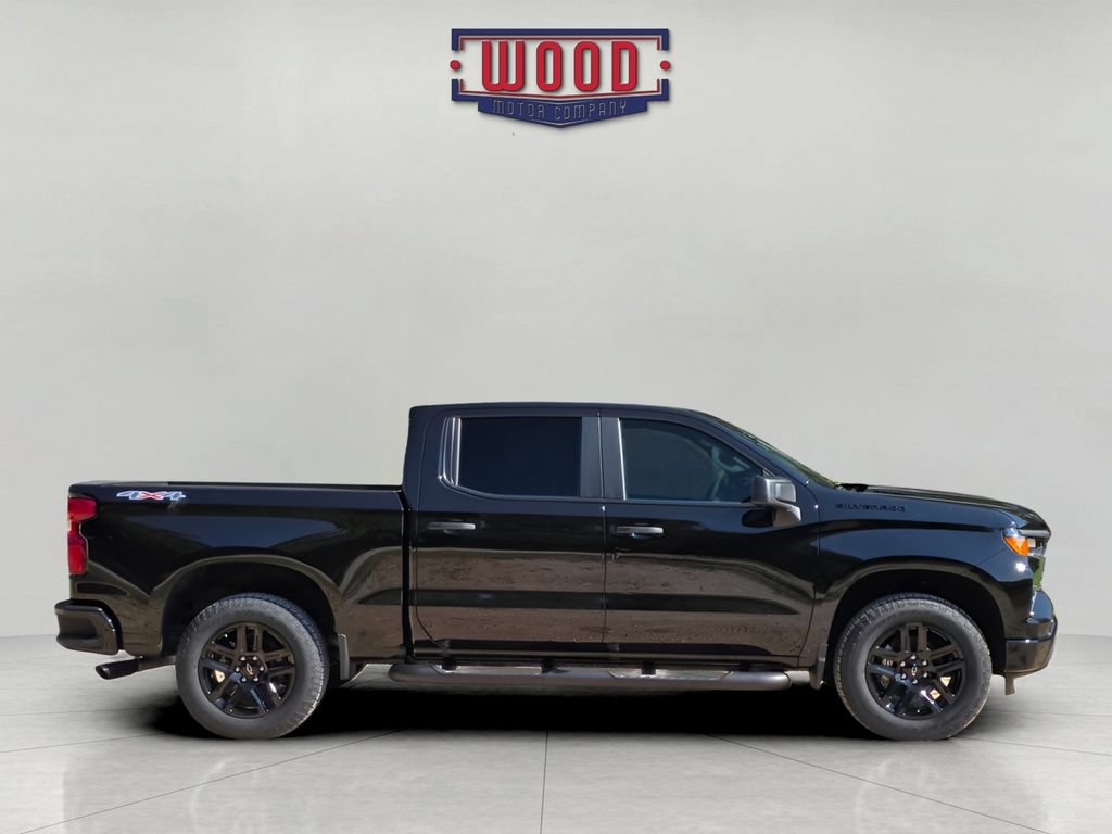 New 2026 Chevrolet Silverado 1500 Custom w/ Turbomax Blackout Package AWD/4WD image 2