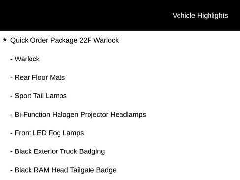 Used 2020 RAM 1500 Classic Warlock w/ Electronics Group image 7