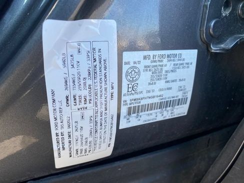 Used 2022 Ford Explorer Limited AWD/4WD image 27
