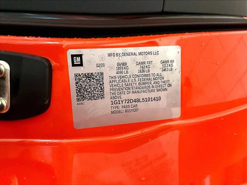 Used 2020 Chevrolet Corvette Stingray Preferred Cpe w/ 2LT Preferred Equipment Group image 33