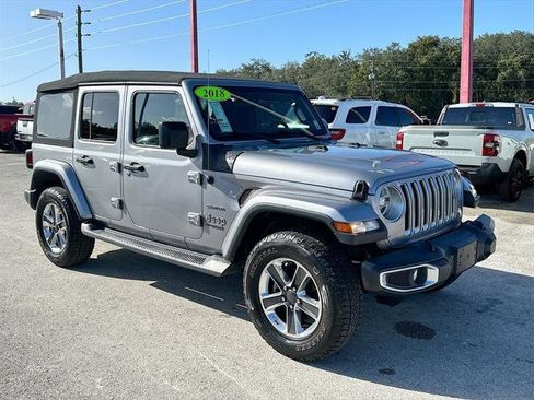 Certified 2018 Jeep Wrangler Unlimited Sahara w/ Dual Top Group AWD/4WD image 1