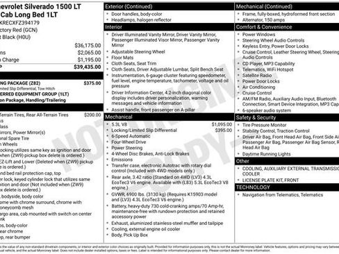 Used 2015 Chevrolet Silverado 1500 LT w/ Trailering Package AWD/4WD image 7