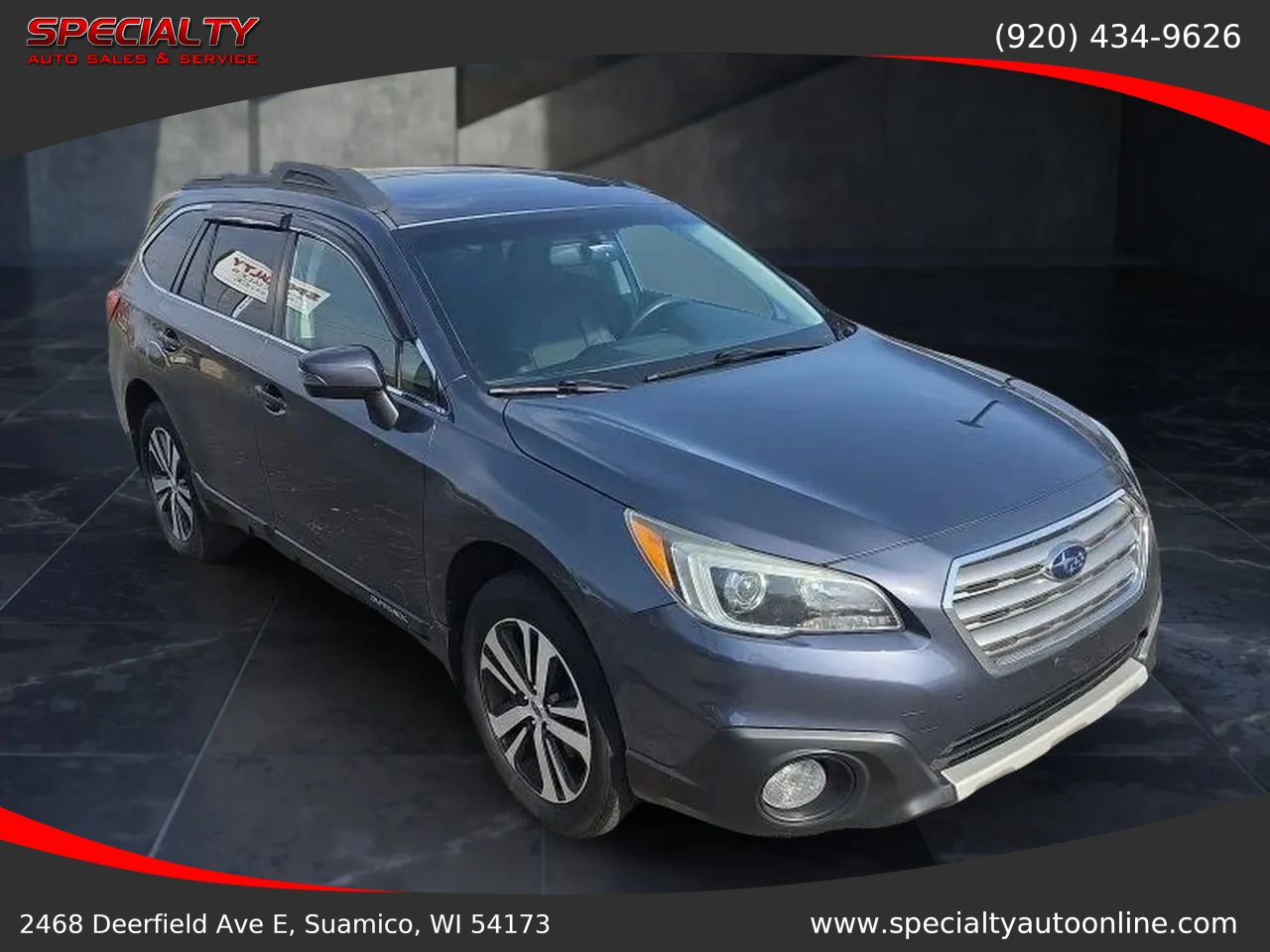 Used 2017 Subaru Outback 2.5i Limited w/ Popular Package #5 AWD/4WD image 9
