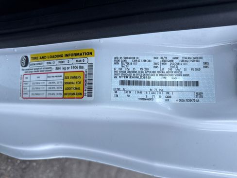 Certified 2022 Ford Ranger XL w/ Equipment Group 101A High image 30