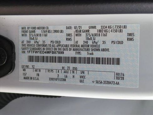 Used 2021 Ford F150 XLT w/ Equipment Group 301A Mid AWD/4WD image 24