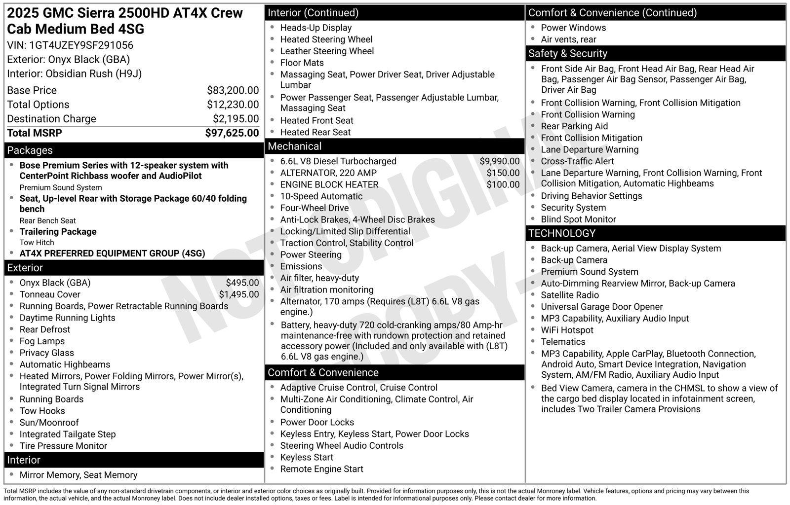 Used 2025 GMC Sierra 2500 AT4X AWD/4WD image 27