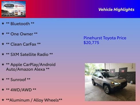 Used 2021 Jeep Cherokee Trailhawk w/ Sun, Sound & Nav Group AWD/4WD image 16