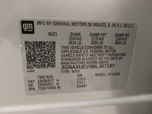 Used 2021 Chevrolet Equinox LT AWD/4WD image 33
