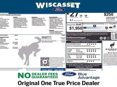Certified 2025 Ford Bronco Sport Outer Banks w/ Outer Banks Tech Package+ image 28